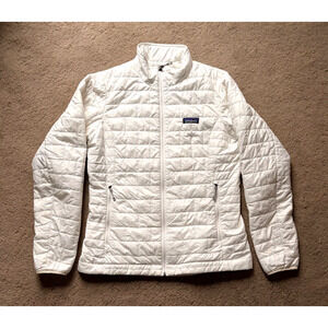 Patagonia Nano Puff Insulated Jacket Size Medium White Retail $220